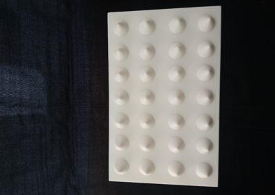 Moule pour chocolat réalisé avec imprimante 3D